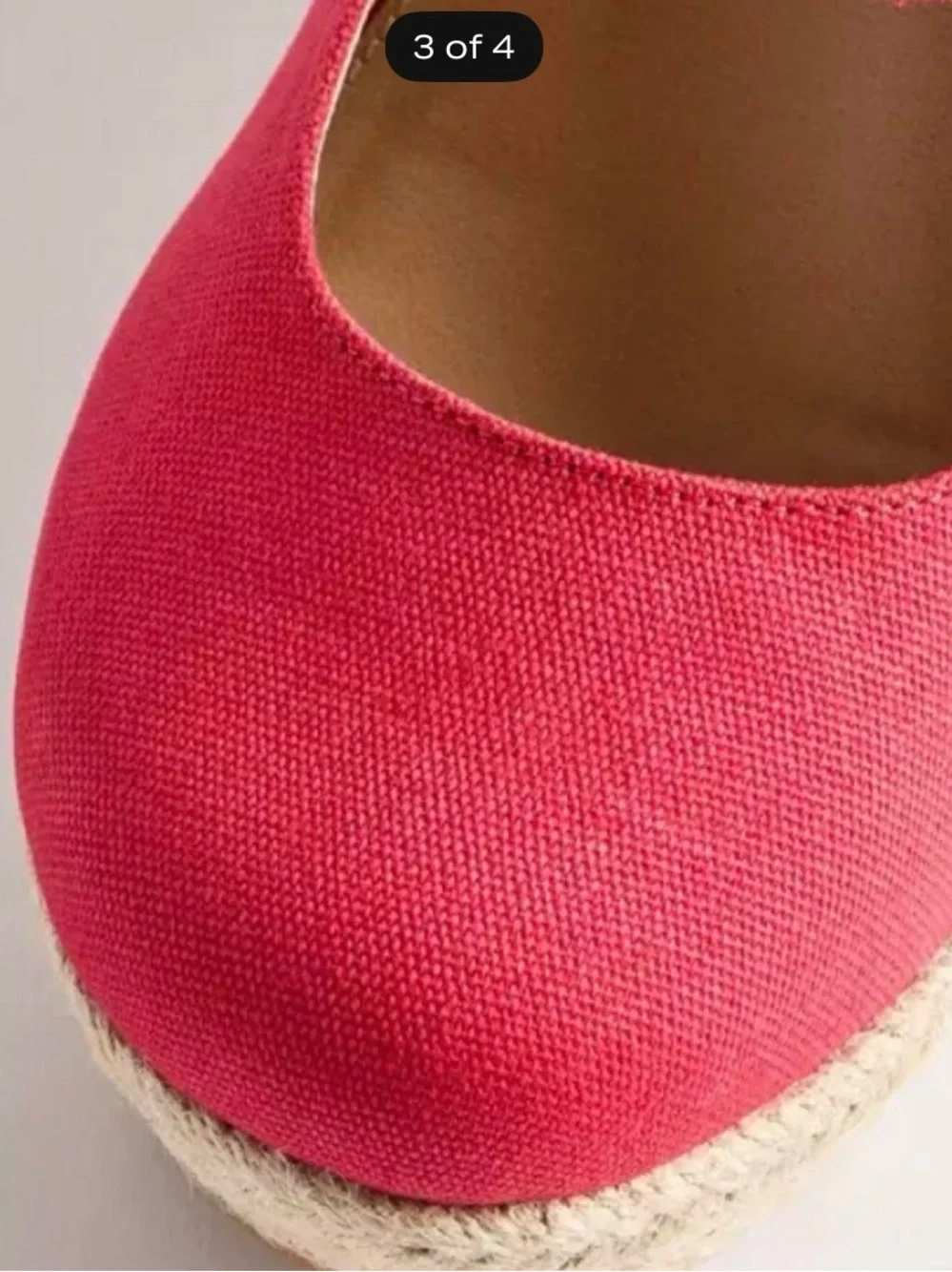 torrid Red Canvas Mary Jane Espadrille Wedges with Ankle Strap